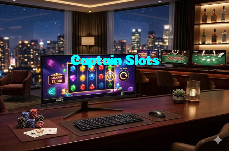 Captain Slots casino presented on mobile device in Pakistan with slots and live games